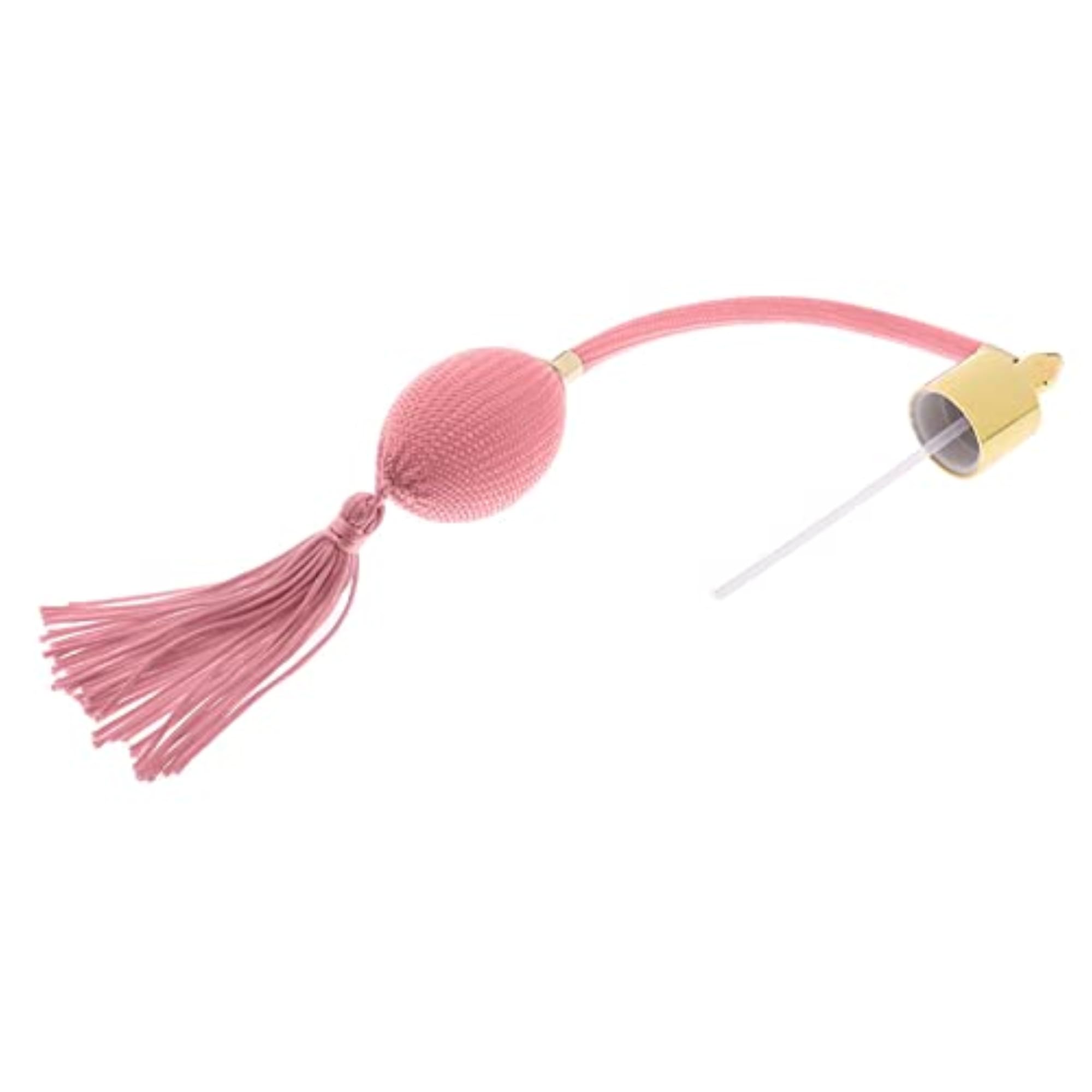 Vintage Perfume Bottle Tube with Spray Atomizer Bulb, Pink