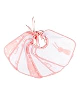 Kindsgard Bindelätzchen 7er-Pack „happaklat“ – Rosa – wasserdicht, abwischbar & pflegeleicht – 75% Bio-Baumwolle – Baby Lätzchen zum Binden – 24x20 cm – unisex Set für Jungen & Mädchen