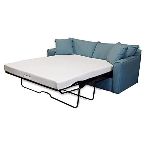 DynastyMattress Sofa Bed Mattress Queen Size 4-inch CoolBreeze Gel Memory Foam Sleeper for Convertible Folding Sofa & Couch Beds, Sofa Not Included (USA Made) Cover