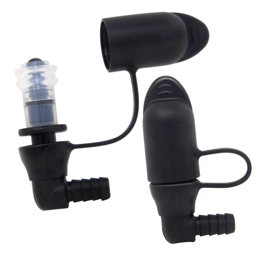 2 Pack Hydration Bags Bite Valve Mouthpiece Replacement for Cross Country Bladder Bag 90 Degree for Quick Acces & Easy Drinking Universal for Any Hydration Pack System