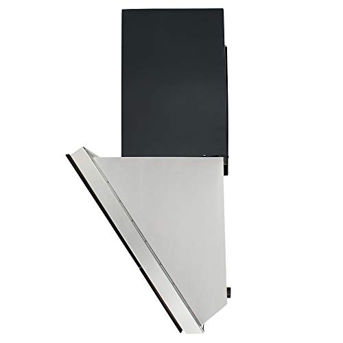Image of Faber 90 cm 1500 m /hr angular Kitchen Chimney (HOOD APEX FLHC SC BK 90, Filterless technology, Touch Control, Black)