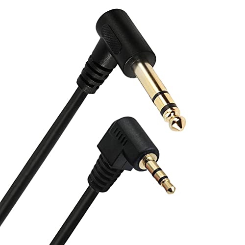 Cable de Audio 6.35mm a 3.5mm, 1.8m miniatura 3