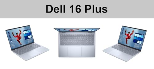 Image of Dell 16 Plus DB16250 AI Laptop 16.0 inch IPS WQXGA Display (Intel Ultra 7-256V, 16GB LPDDR5X, 1TB SSD, Backlit KB, Fingerprint, Thunderbolt 4, WiFi 7, Win 11 Home) - Previously Inspiron