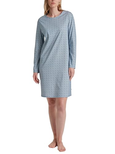 CALIDA Ornament Nights Langarm-Nachthemd Damen, Länge 100cm, atmungsaktiv und klimaregulierend, aus 100{7e08428ae8cdb8f9959b30da0a6becae519160bd29f9c7abe559921d955ebfba} Baumwolle CALIDA Ornament Nights Langarm-Nachthemd Damen, Länge 100cm, atmungsaktiv und klimaregulierend, aus 100{7e08428ae8cdb8f9959b30da0a6becae519160bd29f9c7abe559921d955ebfba} Baumwolle