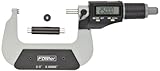 Fowler 54-870-003 Xtra-Value II Electronic Micrometer with Grey Enamel Finish, 2-3'/50-75mm...