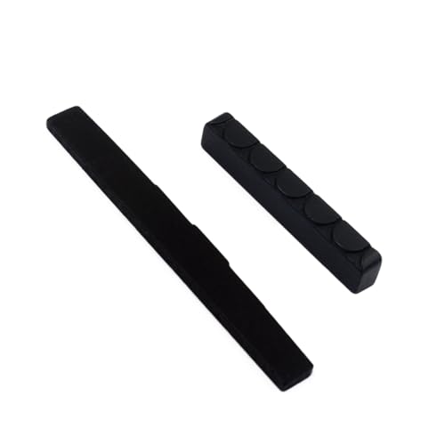 JOINPAYA Buffalo Bone Guitar Nut Saddle Ebony Acoustic Guitar Accessory Standard Intonation Musical Instrument Parts