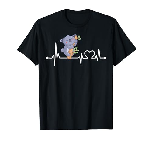 Koala Heartbeat Funny Love Animal Regalo para niños/mujeres/hombres Camiseta