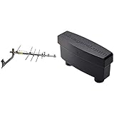 TV Antenna - RCA Compact Outdoor Yagi Satellite HD Antenna with 150 Mile Range - Attic or Roof Mount...