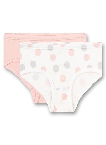 Sanetta Mädchen-Hüftslip (Doppelpack) Dots-Allover und Rosa | Hochwertige...