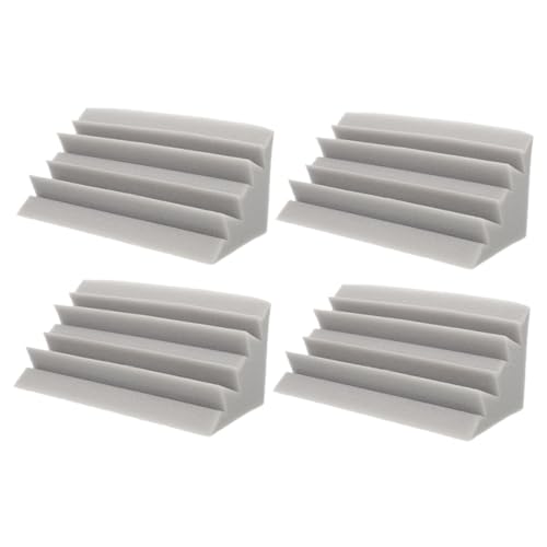 Yardwe 4pcs Paneles Absorbentes de Sonido de Baja Frecuencia Trampas de Graves para KTV Teatro Barra Espuma Aislante Acústico para Esquinas Tratamiento Acústico Efectivo miniatura 1