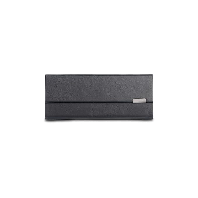 Image of Eyeglass Case Hard Shell, Portable Sunglass Case, fashionable PU Leather Eyeglass Case, Lightweight