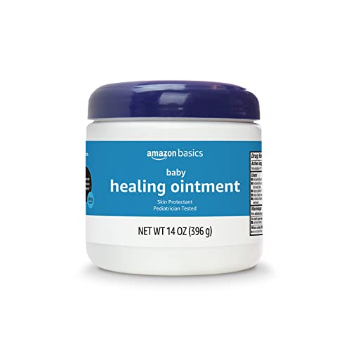 Amazon Basics Healing Ointment for Babies, Skin Protectant for Dry or Cracked Skin, Pediatrician Tested, 14 Ounce, 1-Pack (Previously Solimo)