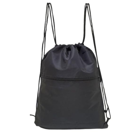 Bolsa Sacola Mochila Treino Academia Lazer Impermeável Gym Bag unissex futebol(Preto)