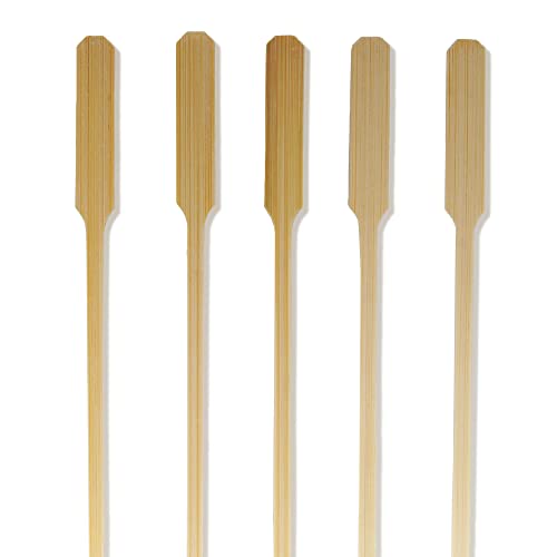 BambooMN 11" Premium Bamboo Arrow Shrimp Meat Fruit Kebab Skewer