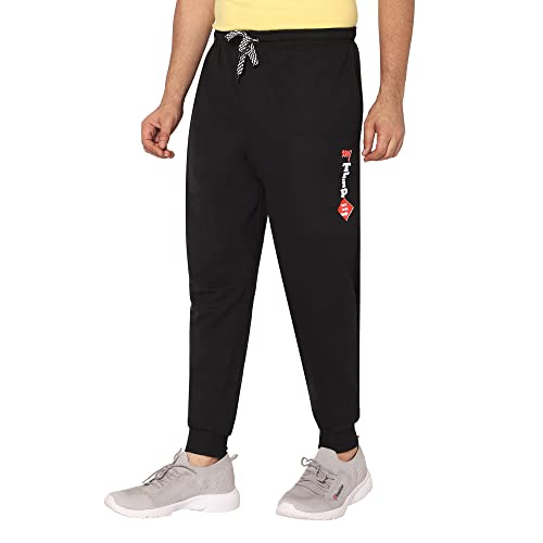Image of LA'eNviE Pure Soft Cotton Men's Track Pant with Cuff 2 welt Pocket at Side for Men Stylish Regular Jogger Pants Pack of 1