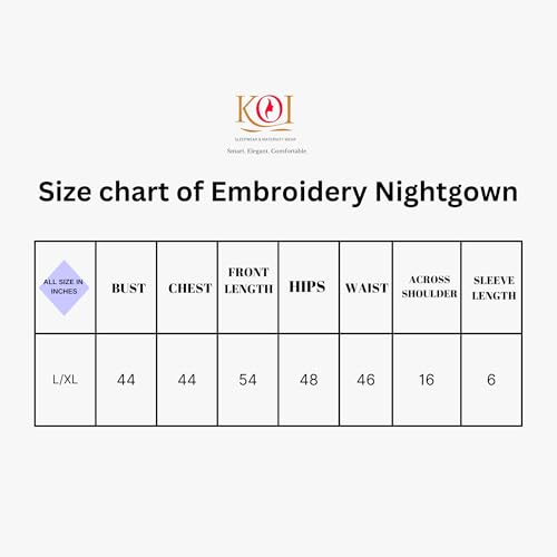 Image of Premium Women Embroidery Night Gown Lizzybizzy Cotton Nighty Maxi