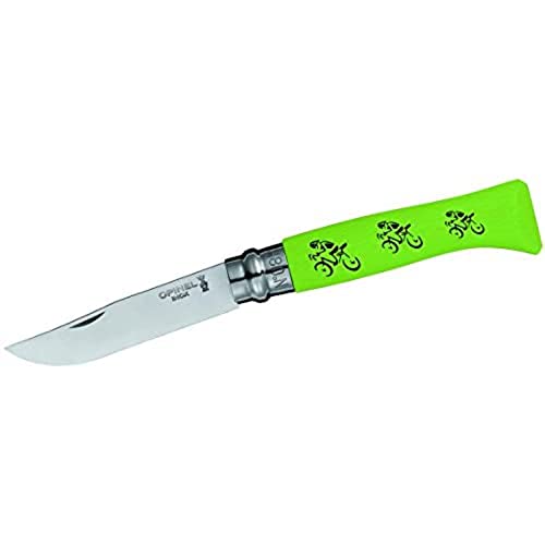 Opinel 001911 Number 8 Tour De France Locking Knife - Green #TOP25