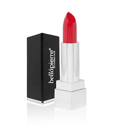 bellapierre Mineral Lipstick | Richly Pigmented Mineral Lipstick | 100% Natural Formulation | Non-Toxic, Cruelty and Paraben Free | Sun Protection | Long Lasting Nourishing Color – Ruby