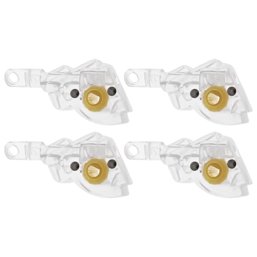 Jalousienkipp-Mechanismus Ersatz | -Neige-Mechanismus | -Ersatzstab 4x Steuerungs-Reparaturteile | Fensterkipper Niederprofil Kopfschienen-Mechanismus Reparatursatz für Lamellenladen