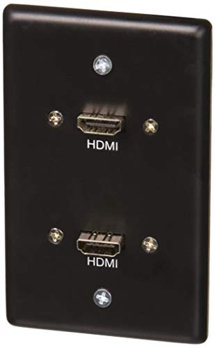 Placa de pared HDMI pass through C2G 39879 para ocultar cables en salas y oficinas