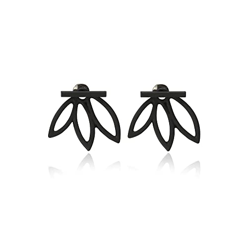 lotus stud yoga stud earrings For Womem