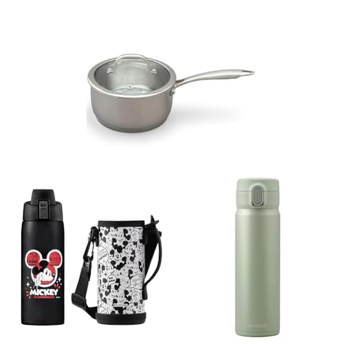 yZbgzACXI[}(IRIS OHYAMA) Ndグ Ў 18cm KX/IHΉ HΉ XeX/Vo[ SP-P18 +  600ml ~bL[(zCg) ^b`  ۗ fBYj[ l[t 0