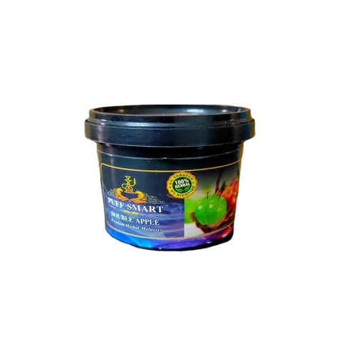Image of PUFF SMART Premium Herbal Flavor Brain-O-Freeze, Pan Ras, Blueberry, Zafran Pan, Orange Chill, Double Apple 100G In Each Pack (Set of 6) (100% Nicotine and Tobacco Free)