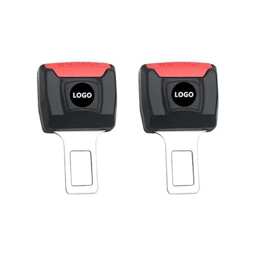 赤いABS素材 シートベルトキャンセラー 車 シートベルト 延長 バックル シートベルトクッション 子供 シートベルト ストッパー シートベルト キャンセラー 車用a87シートサウンドキャンセラー シートベルト バックル 2個セット(日産 互換品)