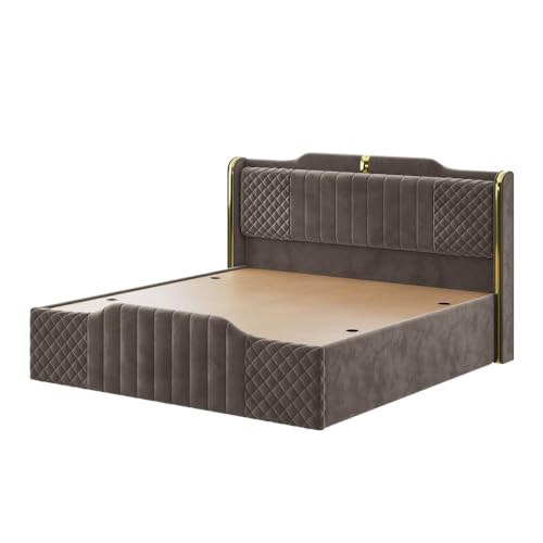Image of Wakefit Velura King Size Storage Upholstered Bed