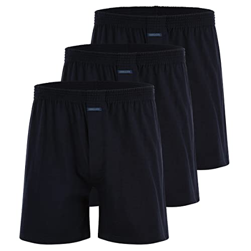 Ammann Basic Cotton Boxer-Shorts 3er Pack Night Blue 8