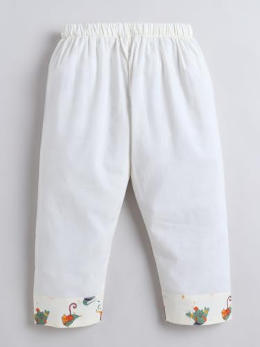 Image of POLKA TOTS 100% Cotton Traditional Nightwear Kurta Pyjama Set | Unisex Night Dress for Kids Girls & Boys | Summer Night Suits for Kids | Ethnic Indian Nightsuit | Cotton Night Suit Combo Set for Baby