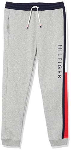 Image of Tommy Hilfiger Boys' Adaptive Jogger Sweatpants with Pull-up Loops, Sky Captain, XS