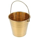 BESPORTBLE Edelstahl Eiskübel mit Griff Doppelwandig und Bruchfest 3000 ml Getränkekühler für Bar Party und Picknick