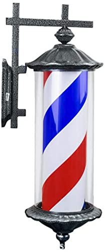 Barber pole éclairage extérieur rétro pour illuminer la façade de votre barber shop