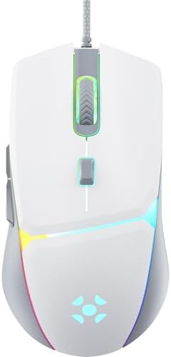 Mouse Gamer Crusader 12800 DPI Branco Fortrek