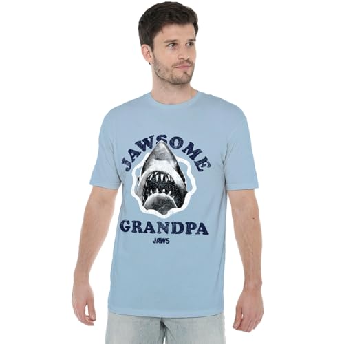 T-shirt coton Jaws Jaws Jawsome grand-père finis les vêtements ternes sans âme
