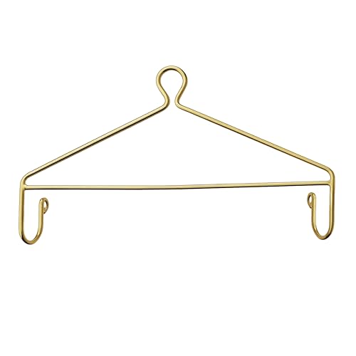Image of Baby Cradle Hanger Steel | Supports Up to 25Kg | Strong Metal | for Thottil Swing Jhula Palna | (Gold, Without Hole)