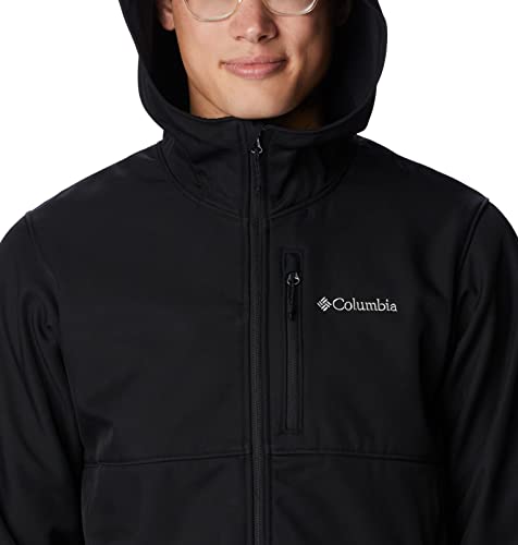 Columbia Men's Ascender Hooded Softshell Jacket, Black, Small #TOP6