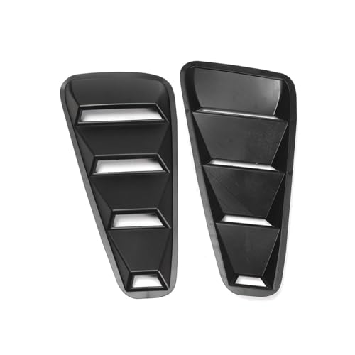 車のリアウィンドウサイドスポイラー For Ford for Mustang 2005-2014 for Coupe 2pcs Louvers Spoiler Panel Rear Side Window Cover Quarter