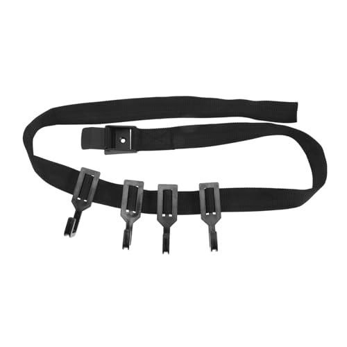 BESTonZON 1 Set Tree Stand Strap Hooks Durable Outdoor Hunting Equipment with Quick Connection Buckles for Tree Climbing and Accessories Strap Hooks