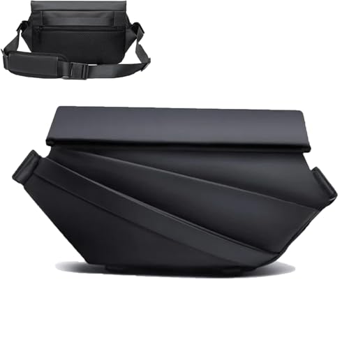 Obsidian Sling Bag, ria obsidian sling bag, crossbody bag men, Waterproof Sling Bag for Men, men crossbody bags (Black A)