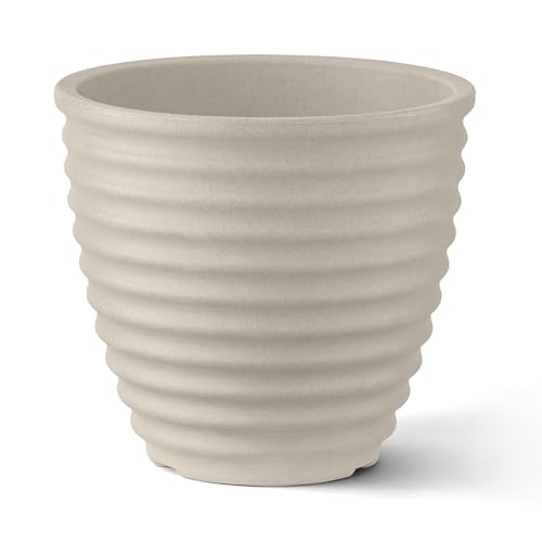 ARBORA 13" Ibiza Polyresin Indoor and Outdoor Planter with Classic