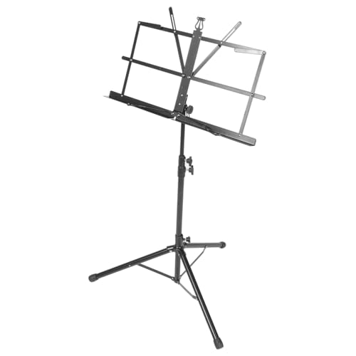 AKOOSY 折りたたみ式高さ可能譜面台 折り畳みトリポッド音楽譜面ホルダー コンパクト収納可能 キッズ読書用テキストブックホルダー 楽器