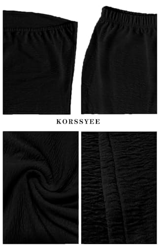 Image of Two Piece Dress Outfits for Women Sleeveless Tube Tops Bodycon Maxi Dress Summer Strapless Crop Top Sexy Suits Set