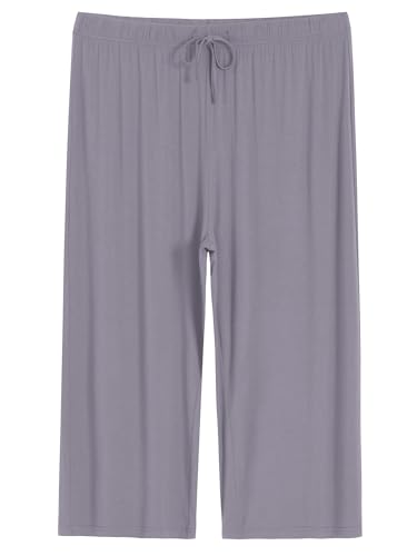 Image of Latuza Women's Plus Size Capri Pajama Pants Wide Leg