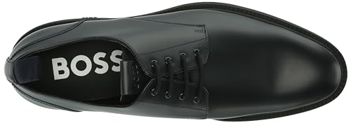 Image of BOSS Men's Larry Brush Off Leather Derby Shoe