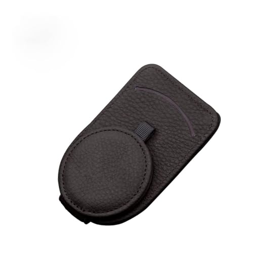 Image of Multi-Functional Car Sun Visor Glasses Holder Clip with Card Organizer - Compact Vehicle Accessory for Sunglasses, Parking Cards, and Bills - Easy Install, Secure Grip