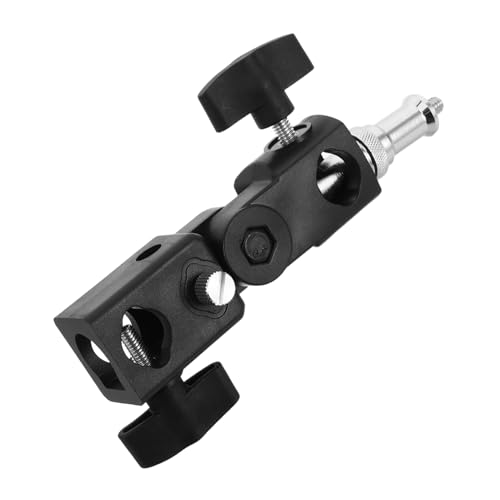 Adaptador de trípode para flash y paraguas ideal en fotografía al aire libre