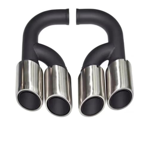 Embout pot d'échappement Quad en acier inoxydable pour valoriser le style de votre Cayenne 958