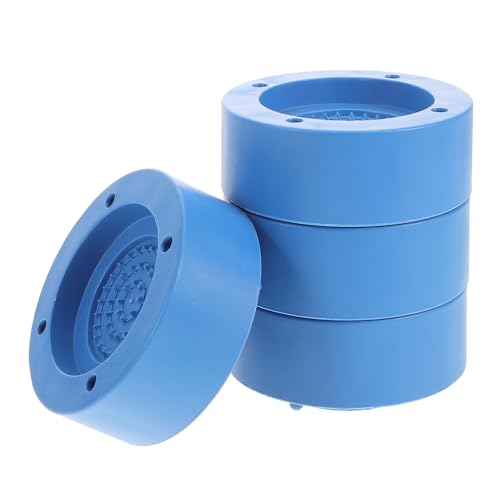 OSALADI Anti Vibration Pads 4pcs Adjustable Washing Machine Base Washer Anti Vibration Mats Rubber Vibration Pad Washing Machine Pads for Washing Machines Dryers Blue
